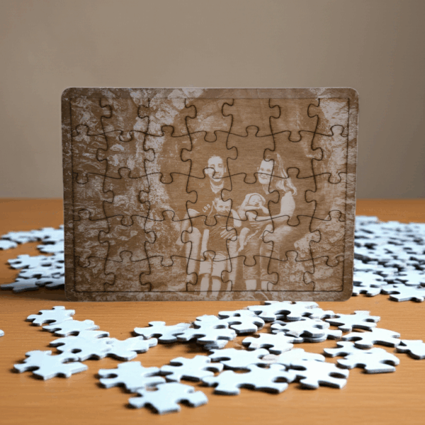 Persoonlijke puzzel - gegraveerd met eigen foto