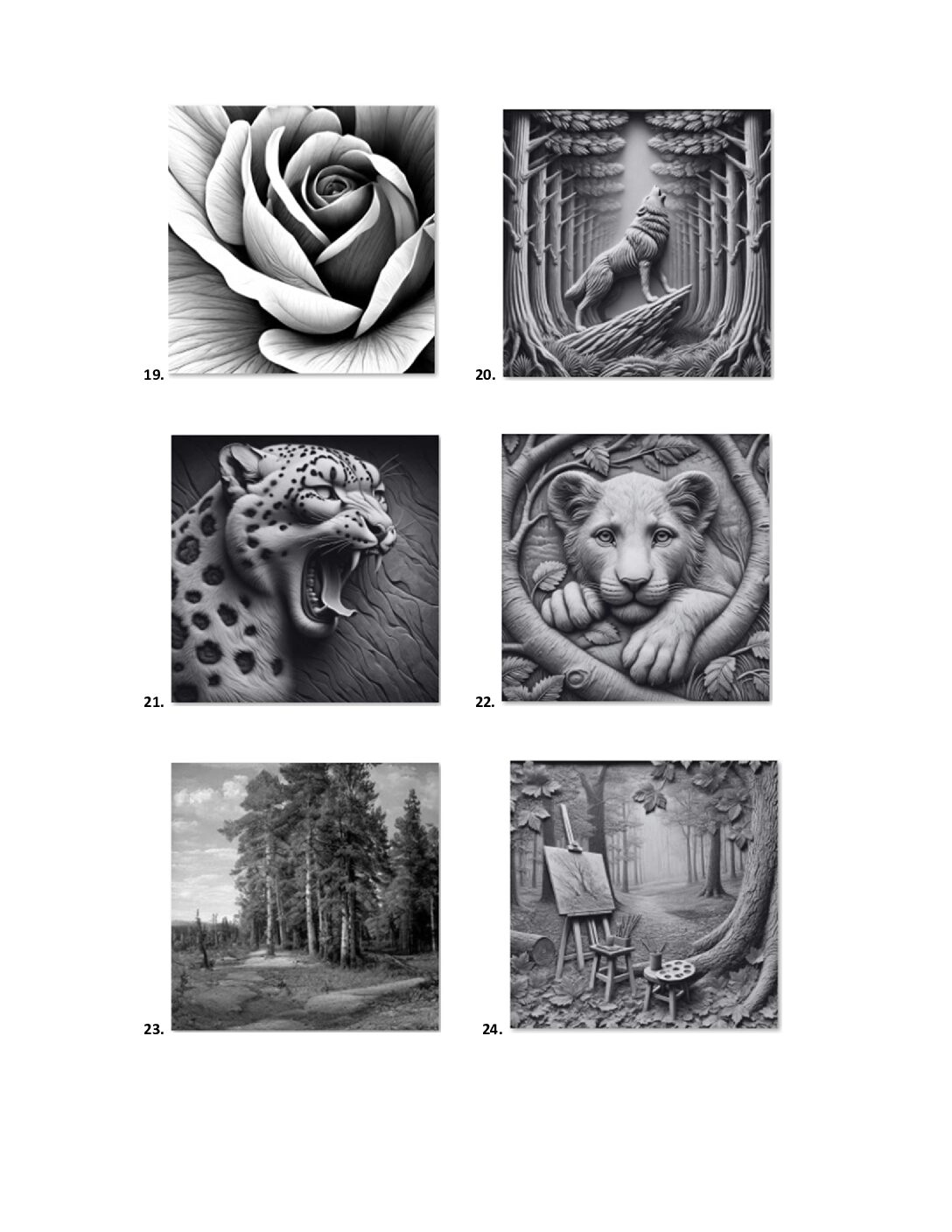 3D plaatje op witte Keramische Tegel - Afbeelding 7