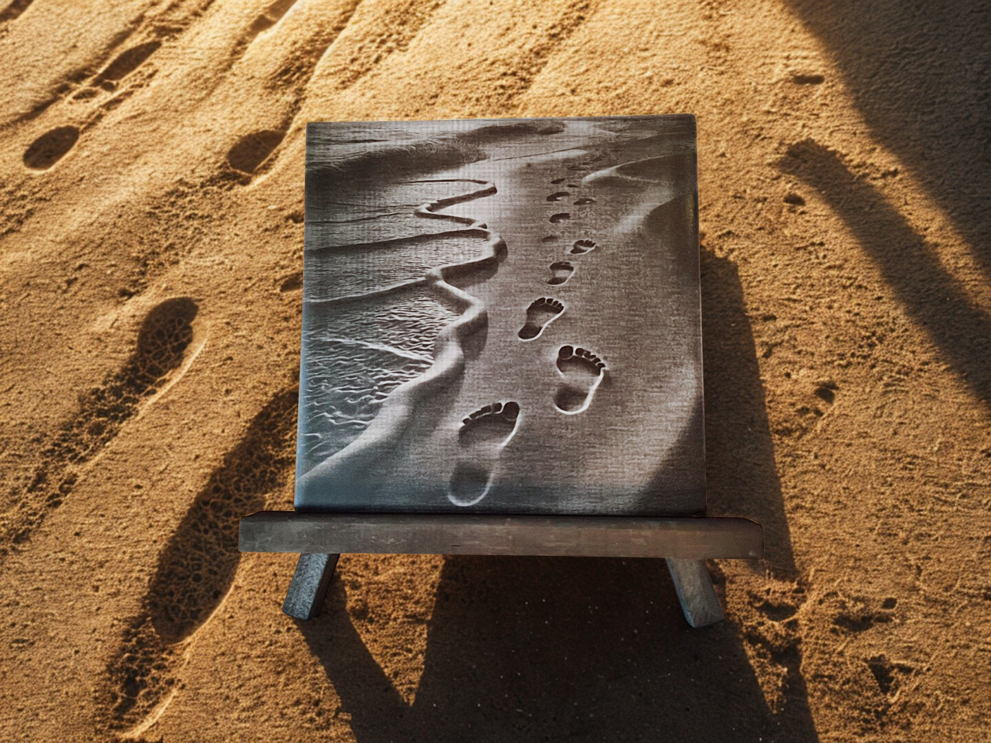 3D plaatje op witte Keramische Tegel - Afbeelding 2